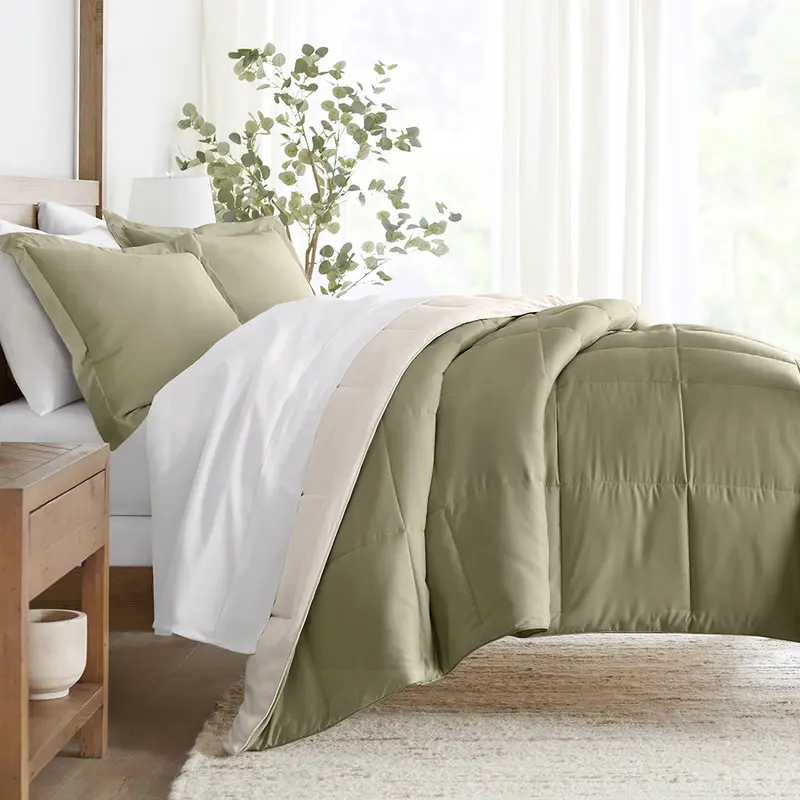 1 1 Reversible Down-Alternative Comforter Set - 12 Days of Deals