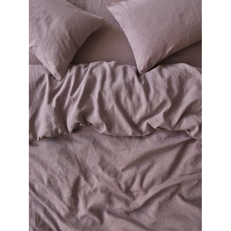 Elderberry 100% Linen Duvet Cover