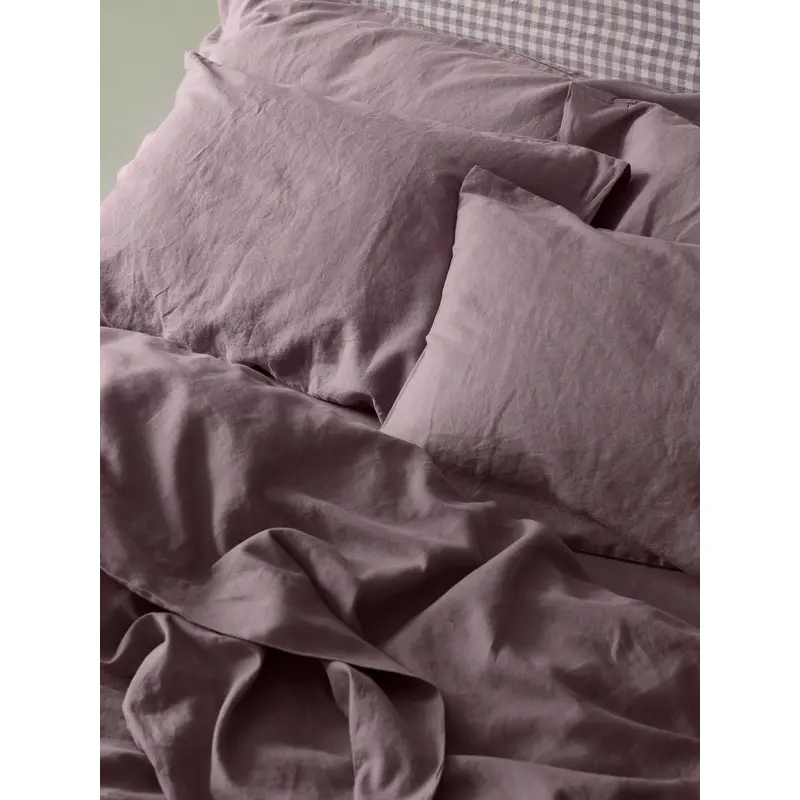 Elderberry 100% Linen Pillowcases (Pair)