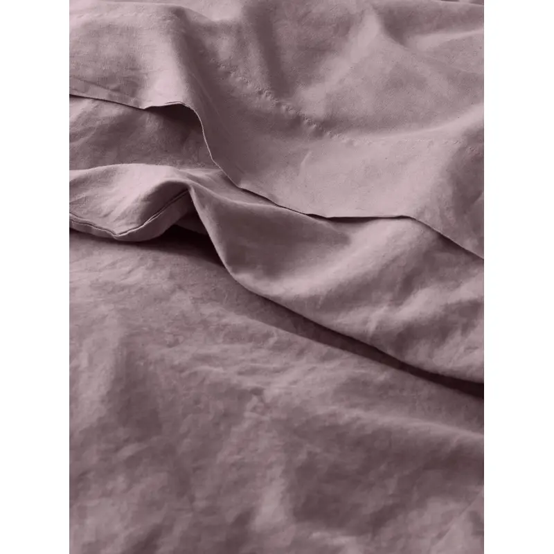 Elderberry Linen Blend Flat Sheet