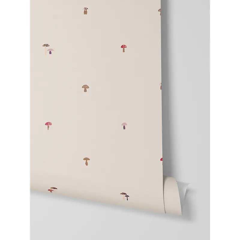 Cream Mushrooms Wallpaper