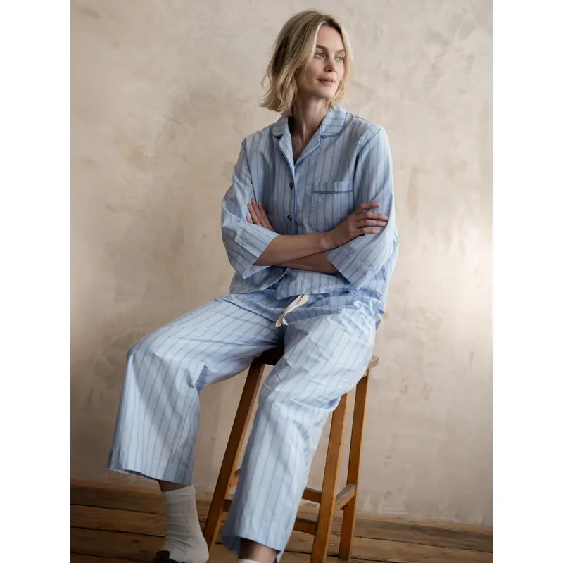 Favorite Stripe Cotton Pajama Set