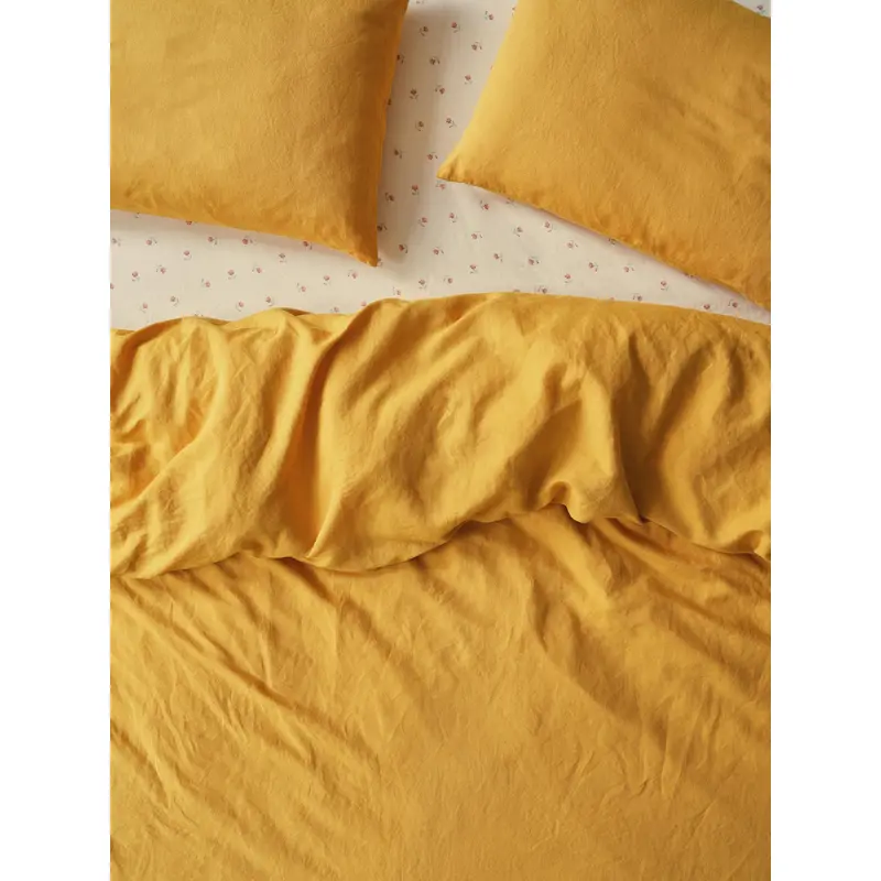 Honey Linen Blend Duvet Cover