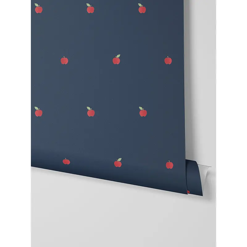 Moonlit Blue Apple Wallpaper