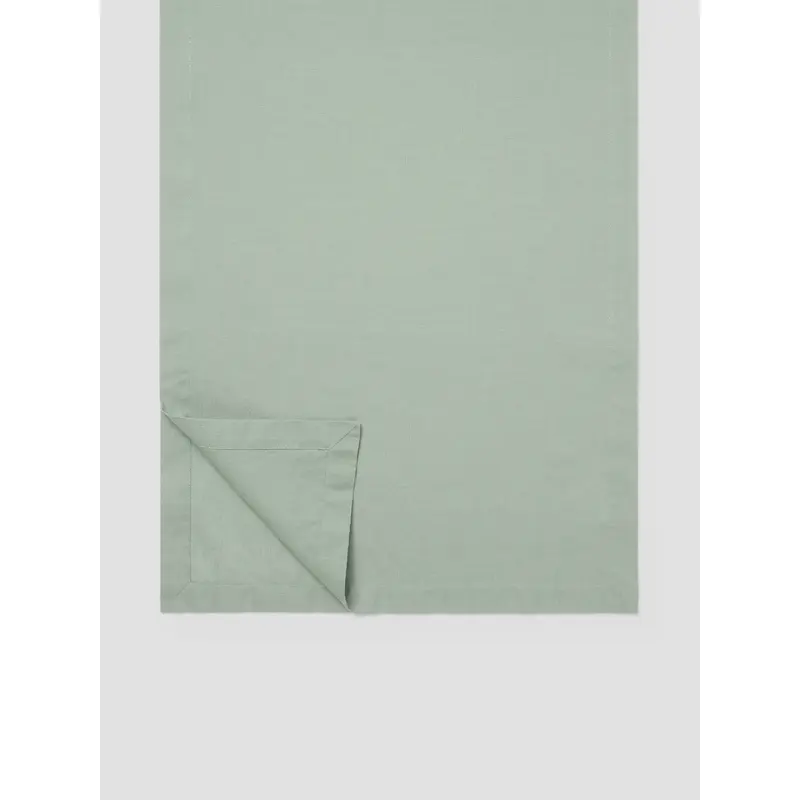 Sage Green Linen Table Runner