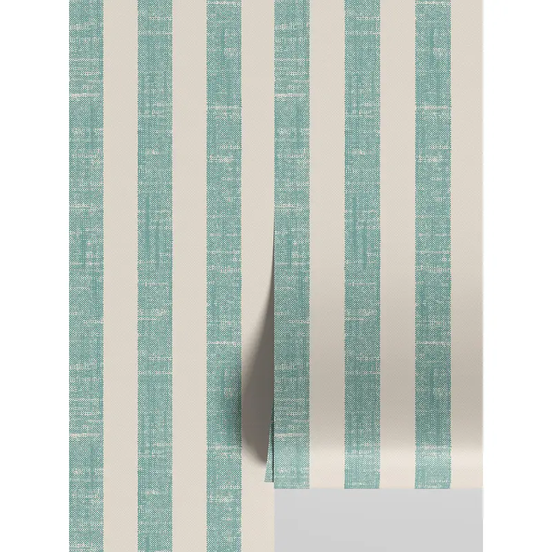 Wasabi Pembroke Stripe Wallpaper