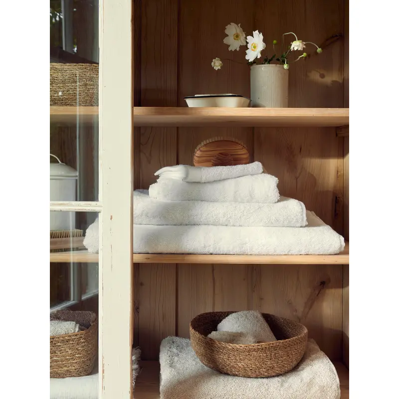 White Organic Cotton Towels
