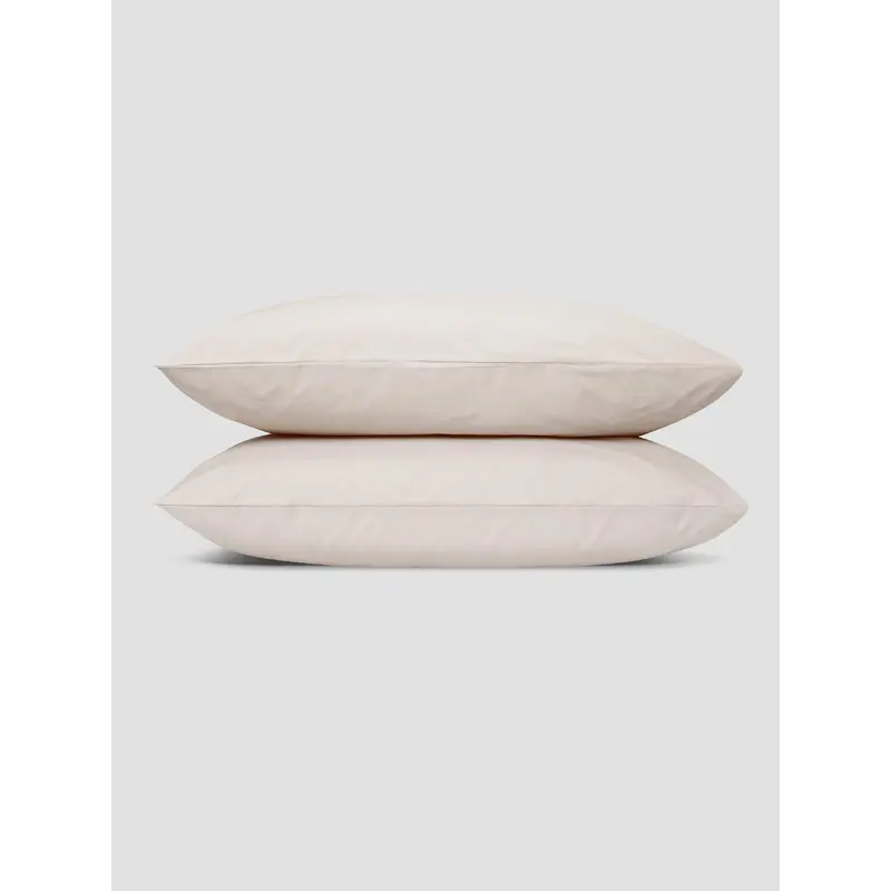Parchment Washed Cotton Percale Pillowcases (Pair)
