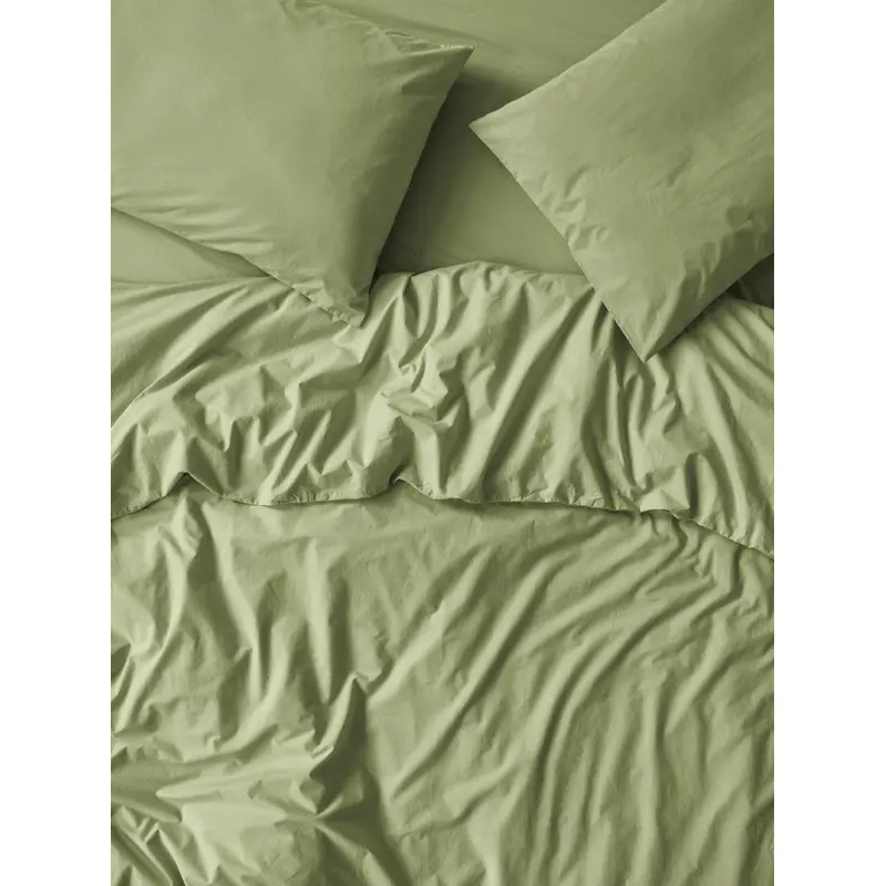 Pear Washed Cotton Percale Duvet Cover