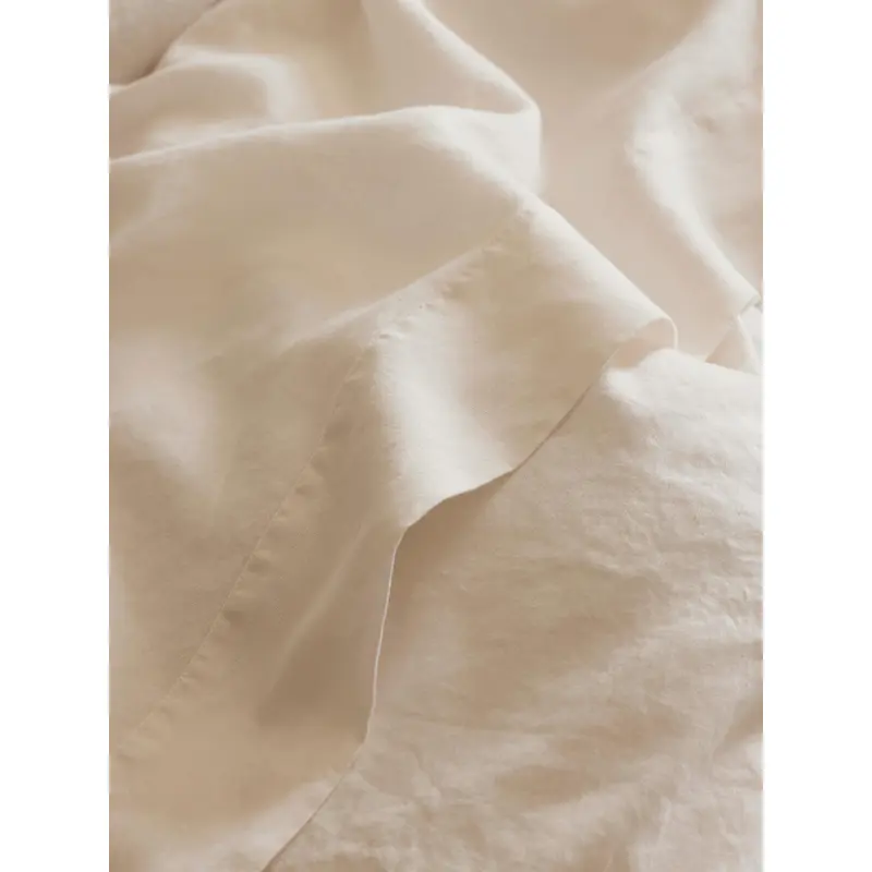 Pearl 100% Linen Flat Sheet