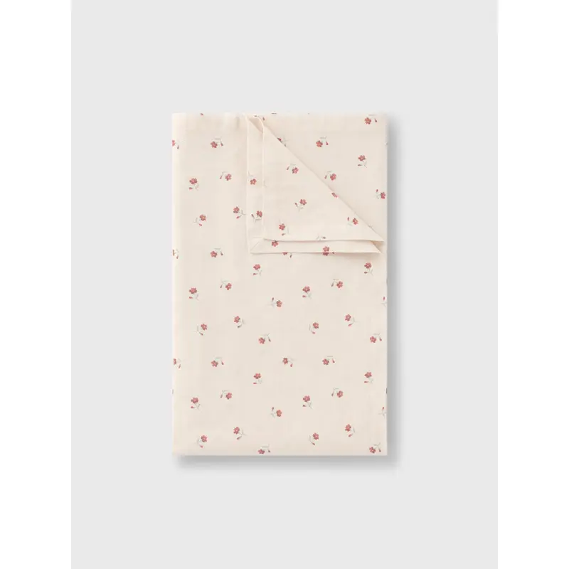 Pearl Posy Bud Linen Blend Table Runner