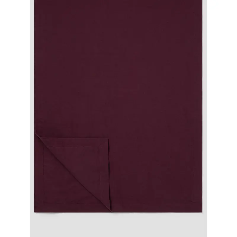 Berry Linen Blend Table Runner