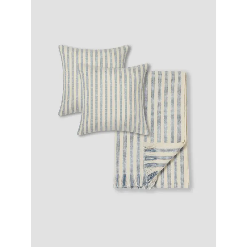 Coastal Blue Pembroke Stripe Home Bundle