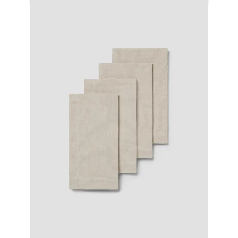 Oatmeal Linen Blend Napkins Set of 4