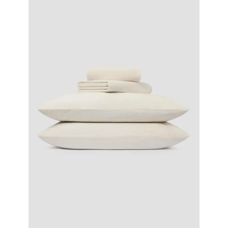 Pearl Linen Blend Sheet Set