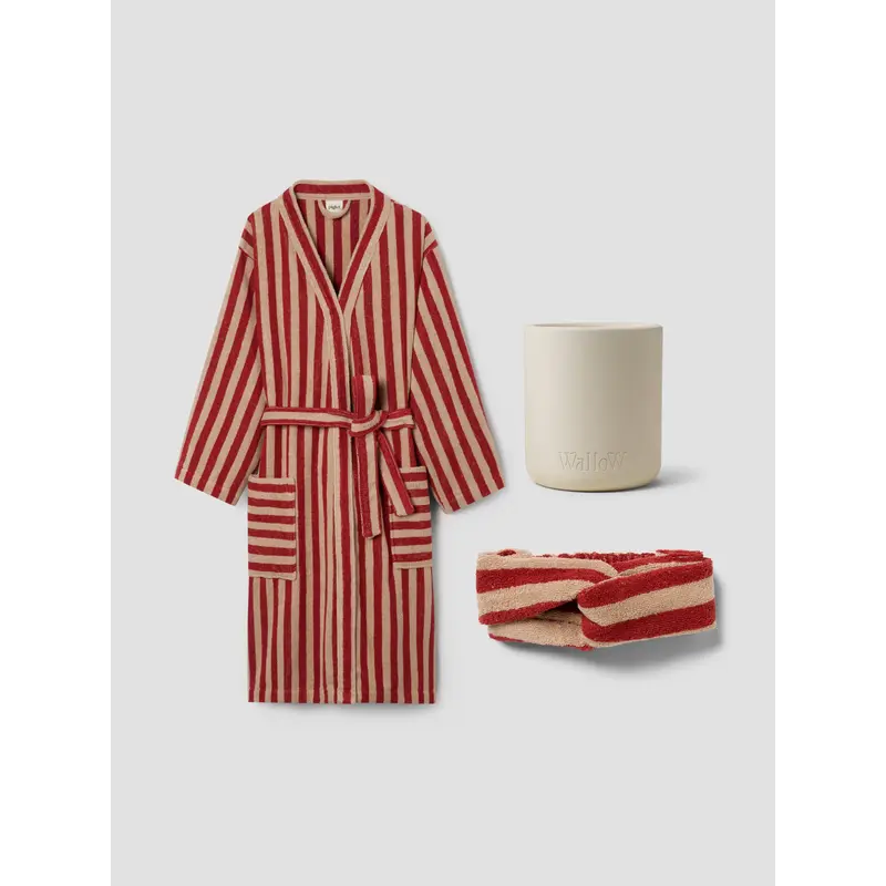 Sandstone Red Relaxation Robe Set