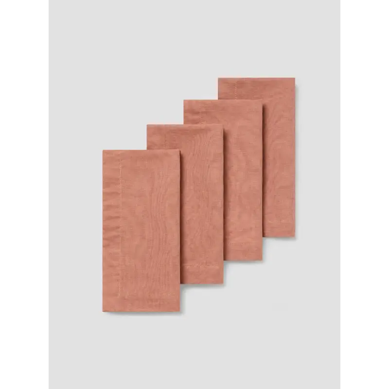 Warm Clay Linen Blend Napkins Set of 4