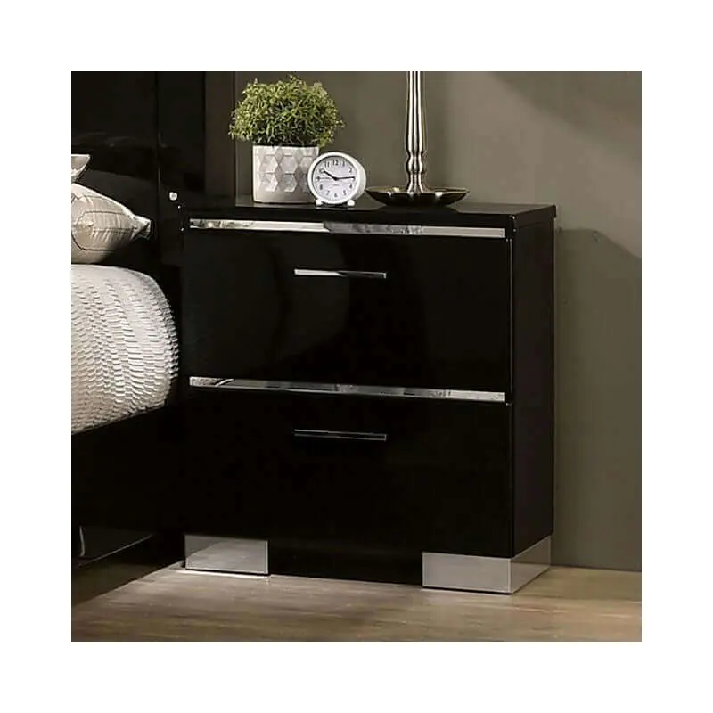 Carlie Black Nightstand