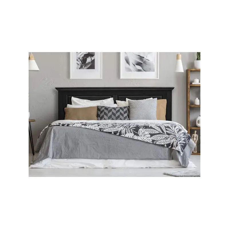 Cottage Style Ebony Headboard