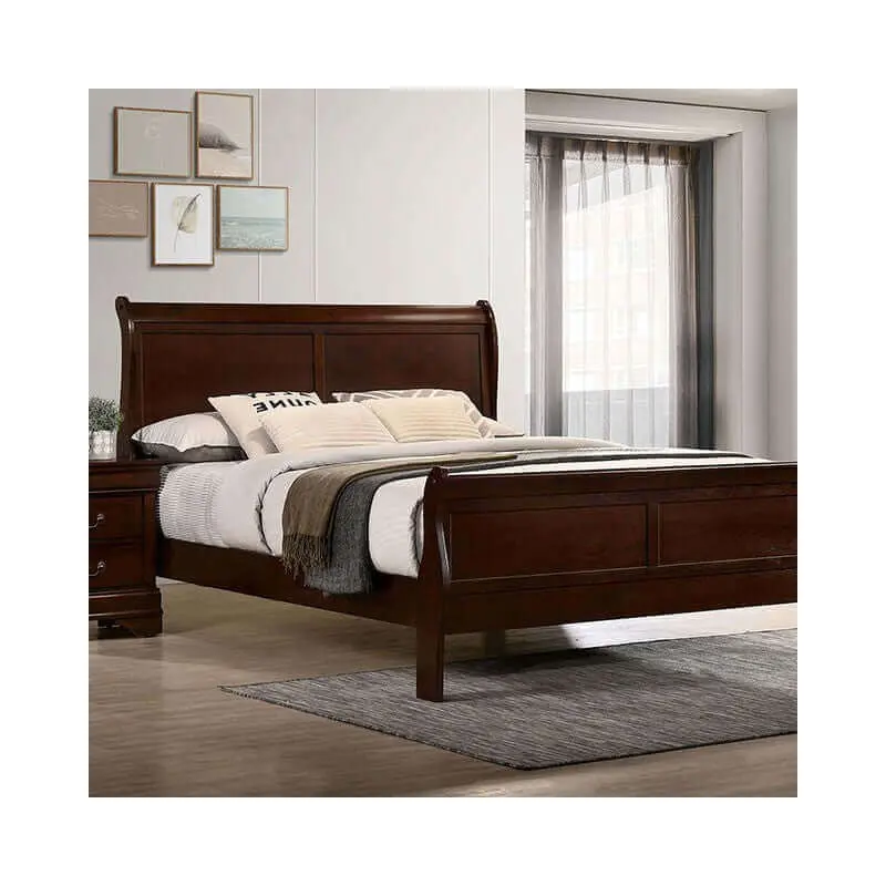 Louis Philippe Cherry Slate Bed