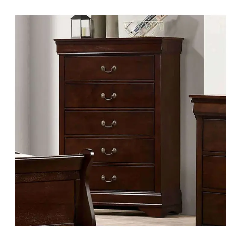 Louis Philippe Cherry Transitional Chest