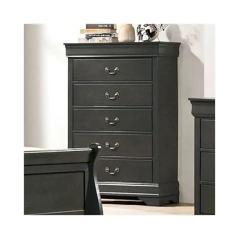 Louis Philippe Gray Transitional Chest