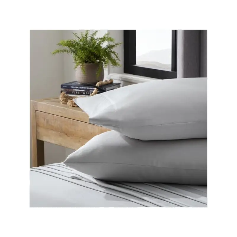 Malouf Ash Smooth Bamboo Rayon Pillowcase Set