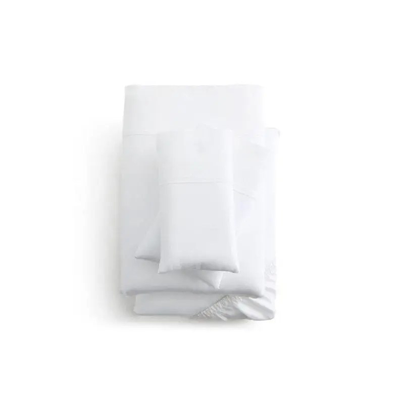 Malouf White Botanical Tencel Lyocell Sheet Set