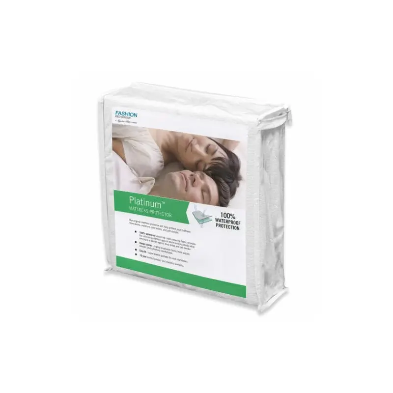 Platinum Terry Waterproof Mattress Protectors 10"-18" By Legget & Platt
