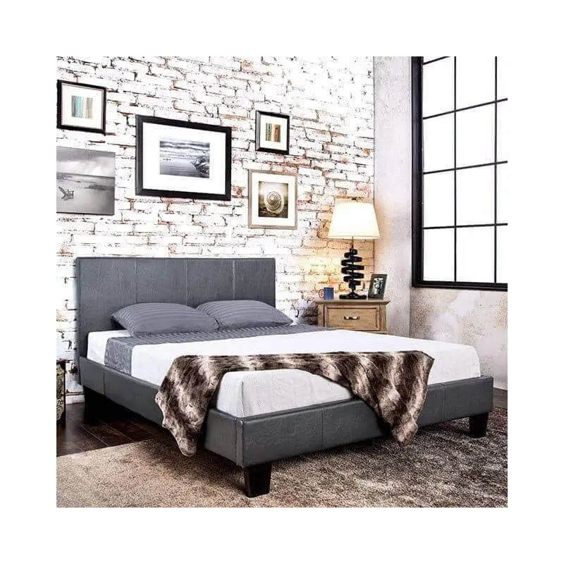 Winn Park Gray Platform Bed