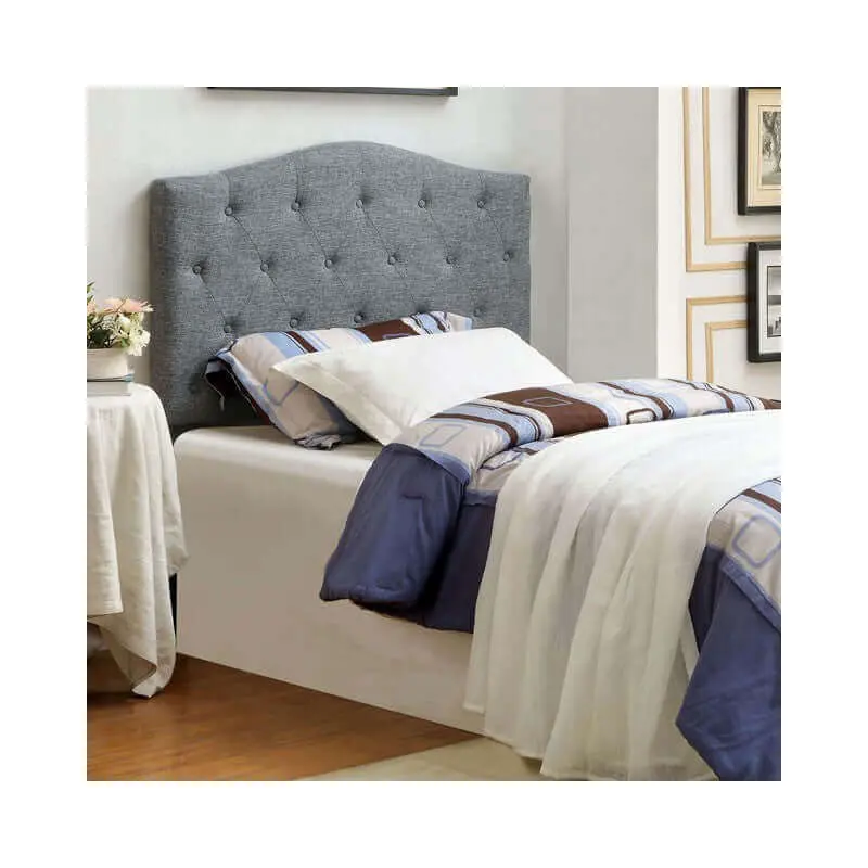 Alipaz Gray Linen Headboard