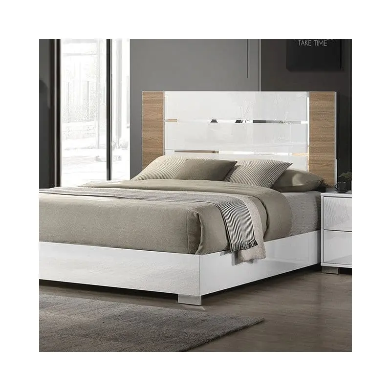 Erlangen White Modern Bed