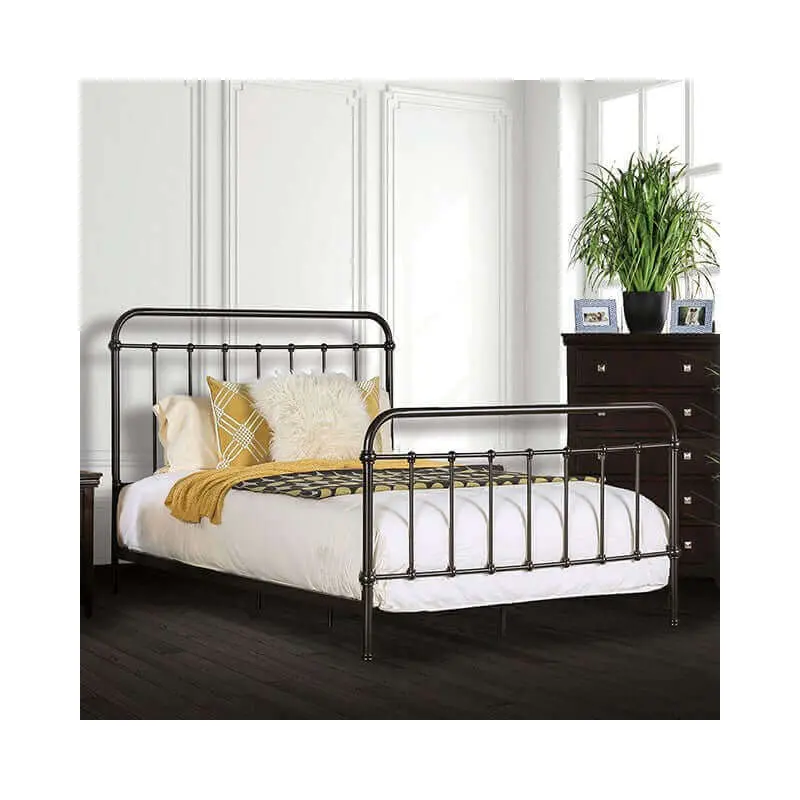 Iria Dark Bronze Metal Bed