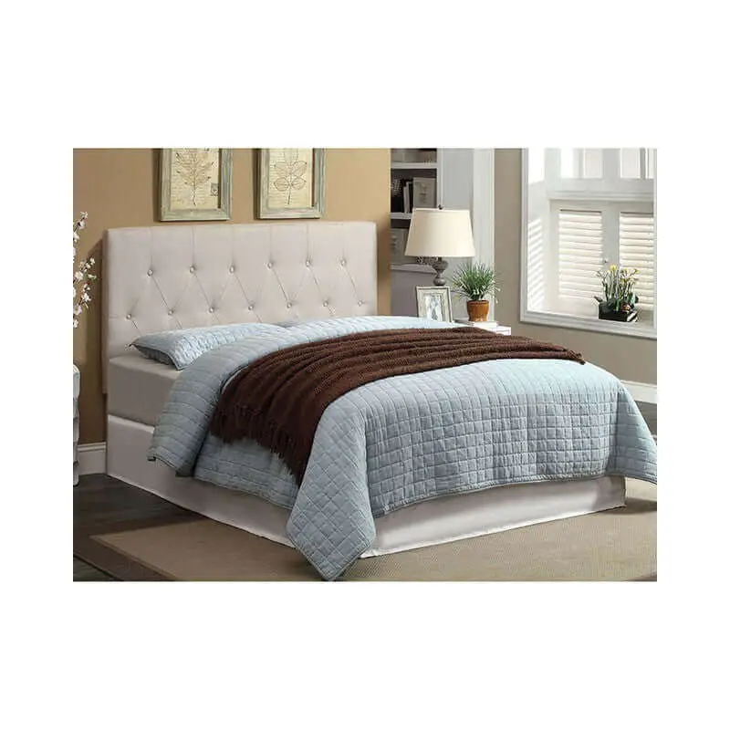 Leeroy Tufted Ivory Headboard