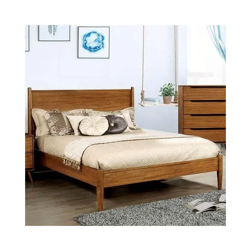 Lennart Oak Platform Bed