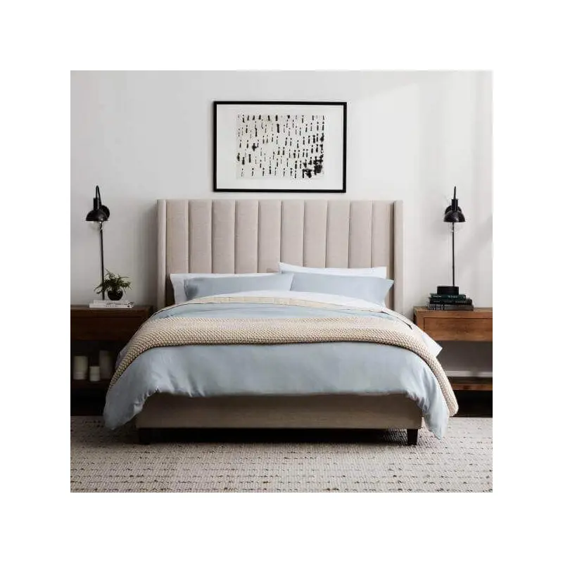 Malouf Blackwell Oat Beige Headboard