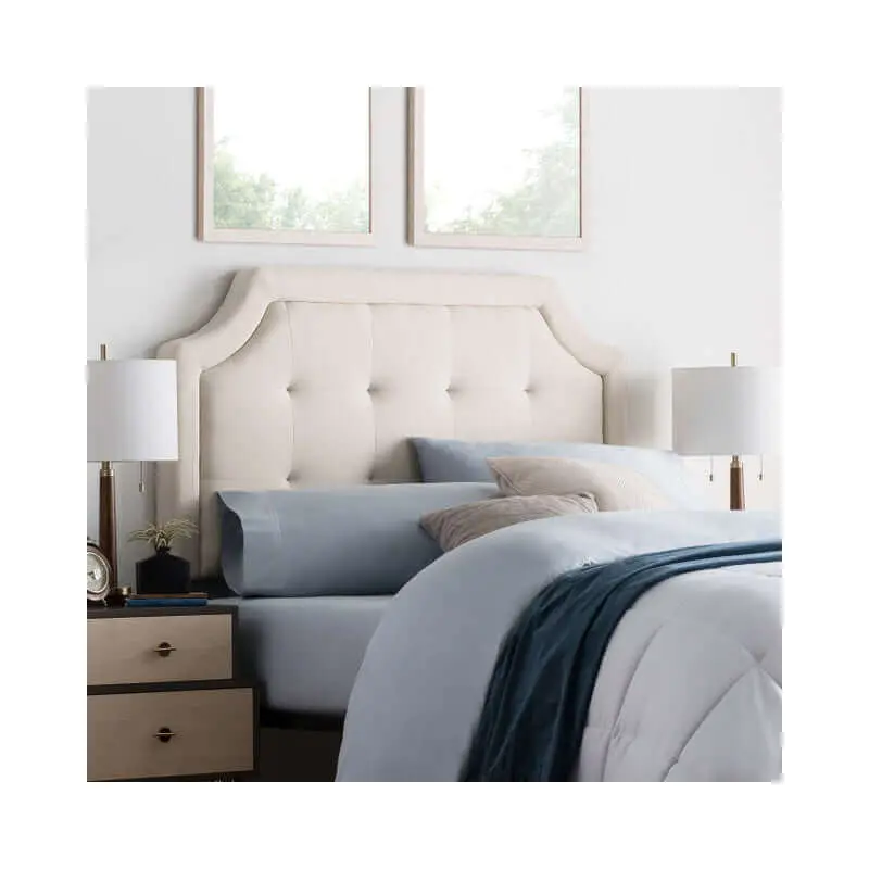 Malouf Carlisle Oat Beige Headboard