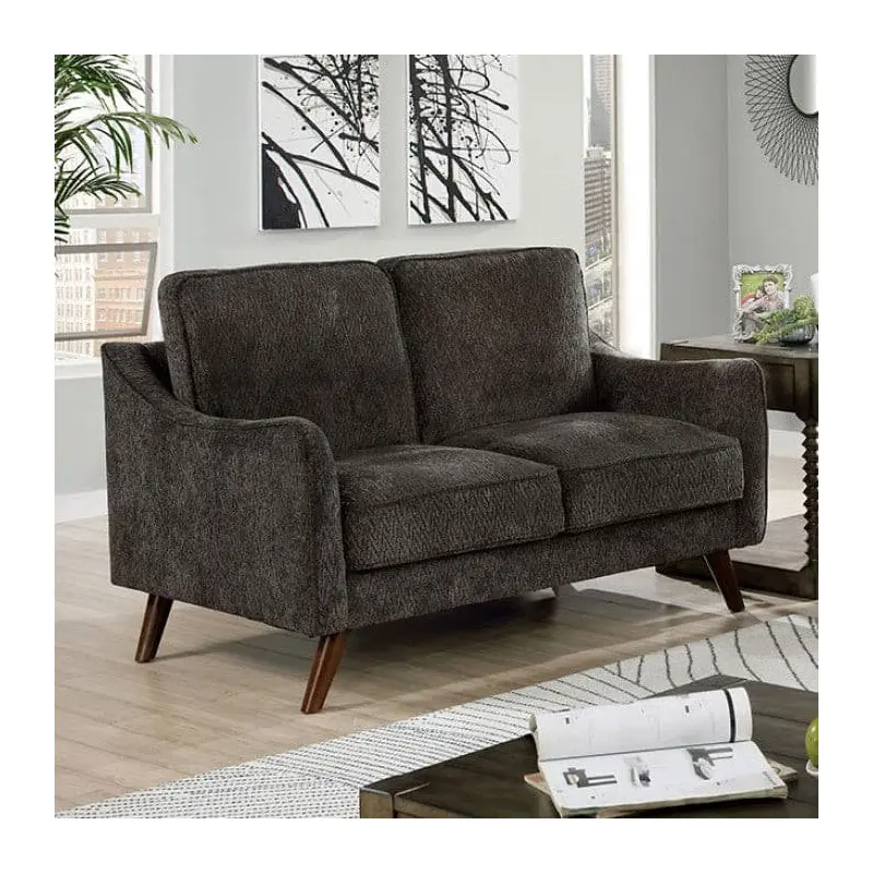 Maxime Dark Gray Loveseat