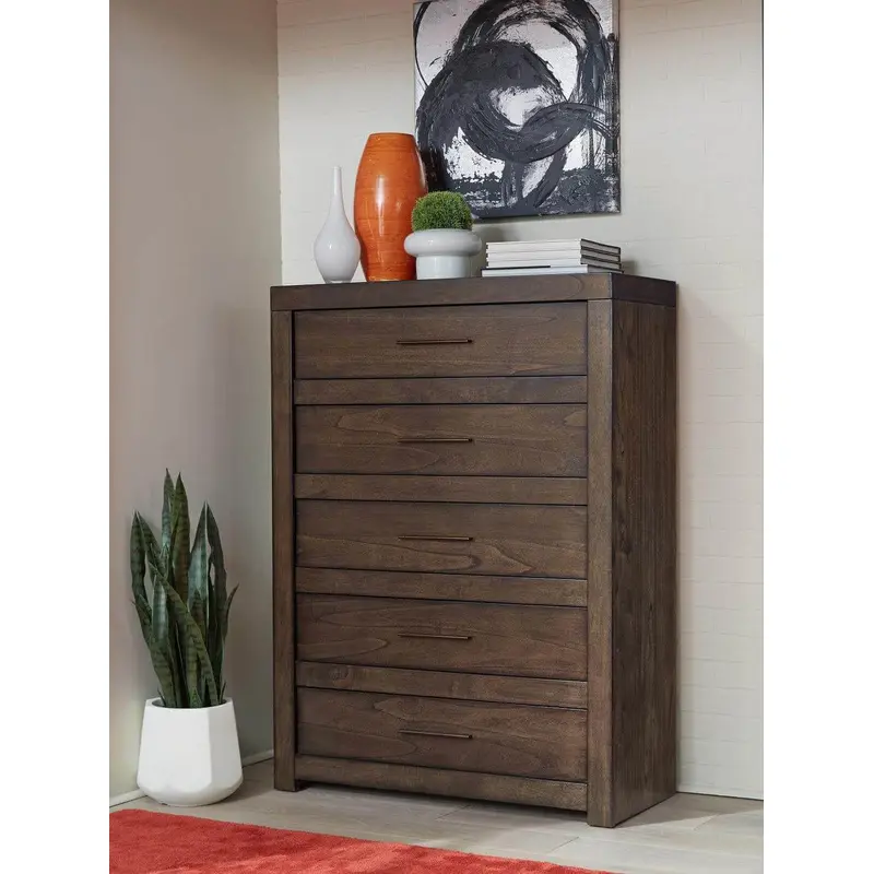 Modern Loft Collection Brownstone Chest