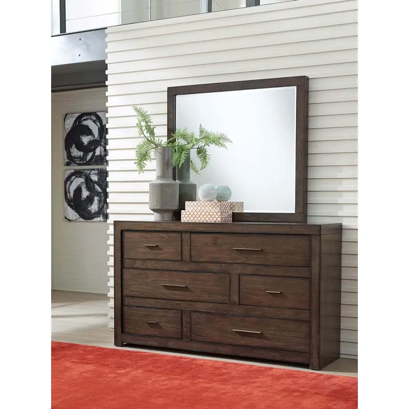Modern Loft Collection Brownstone Dresser