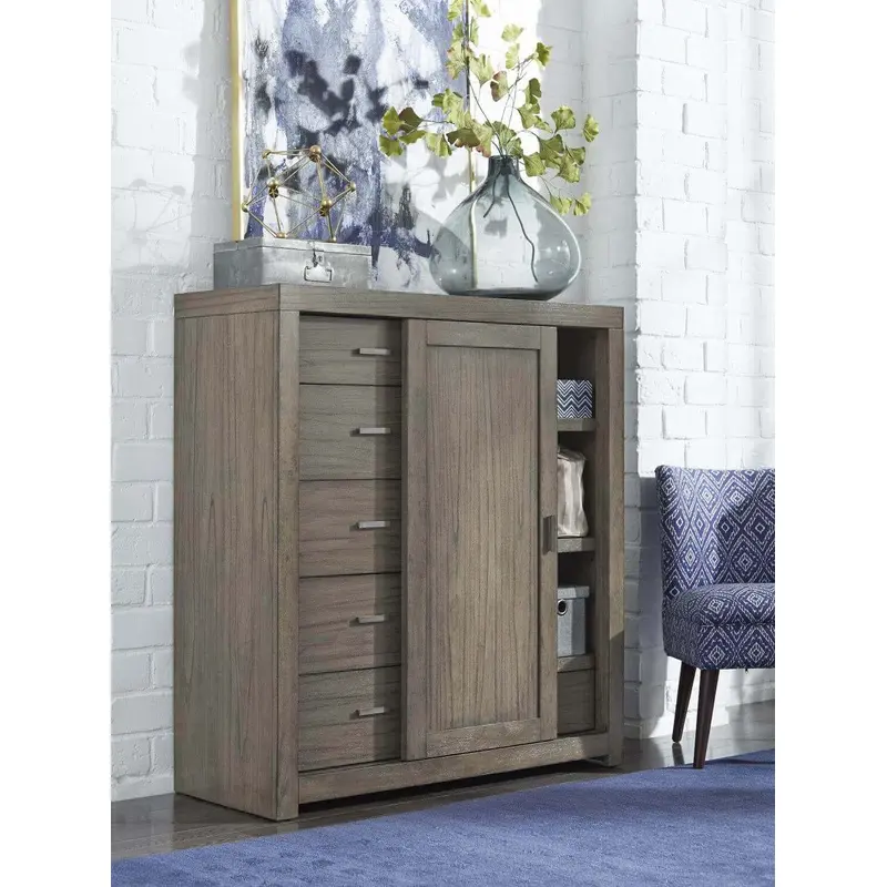 Modern Loft Collection Graystone Sliding Door Chest