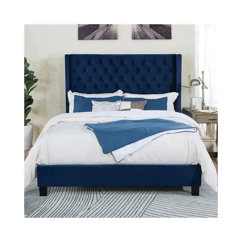 Ryleigh Navy Blue Transitional Bed