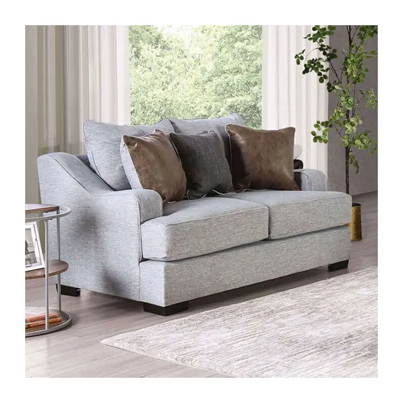 Skyline Gray Transitional Loveseat