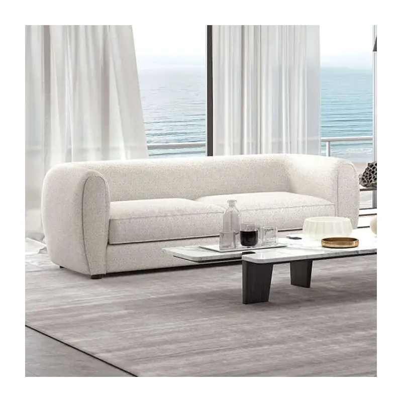 Verdal Off White Contemporary Sofa