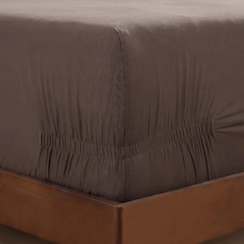 Egyptian Cotton-European Linen Adjustable Fitted Sheet