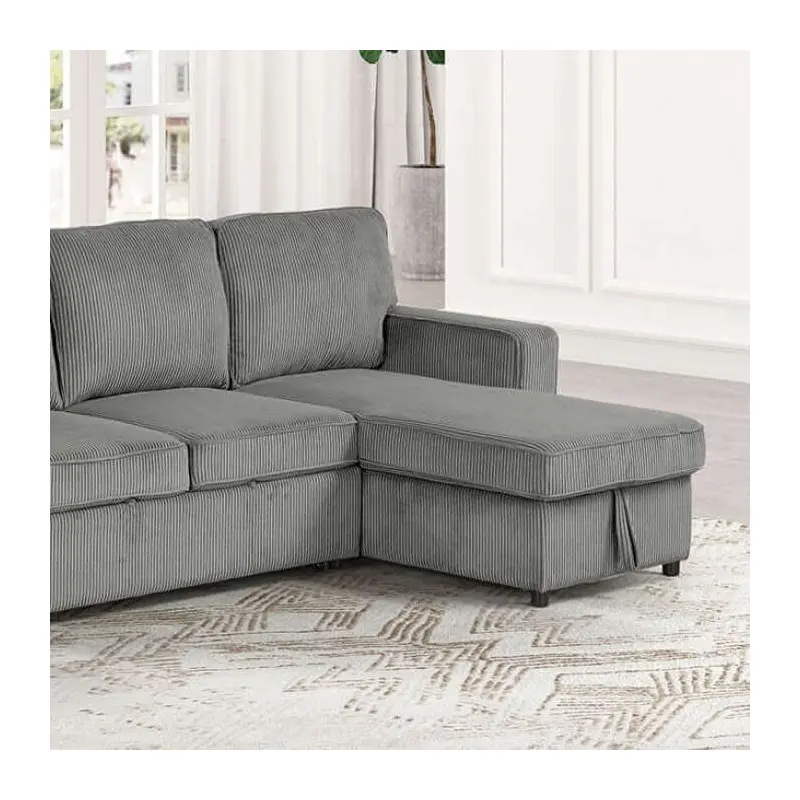 Yves Corduroy Sectional Sofa