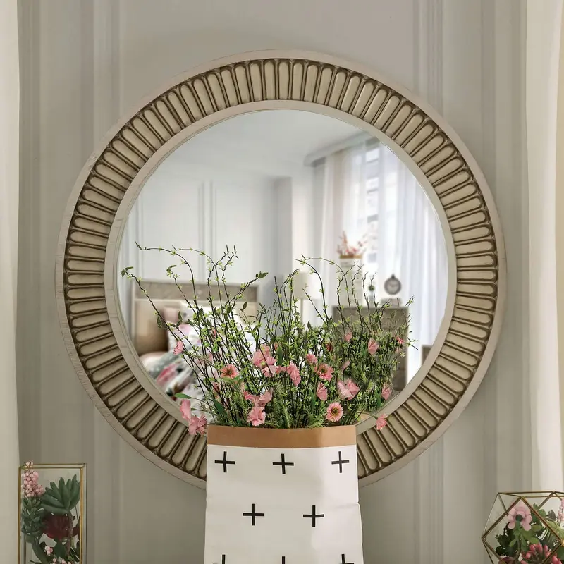 Jakarta Mirror In Antique White