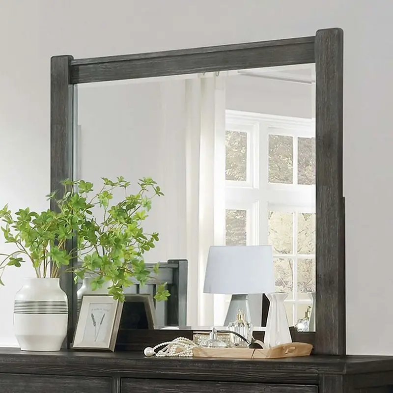 Regensburg Mirror In Dark Gray