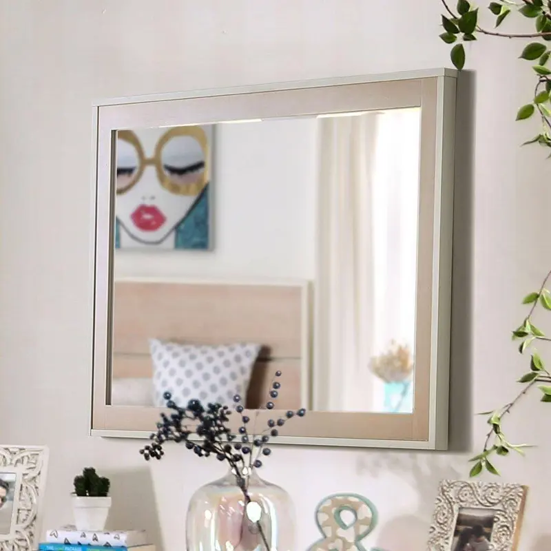 Roseburg Mirror In White