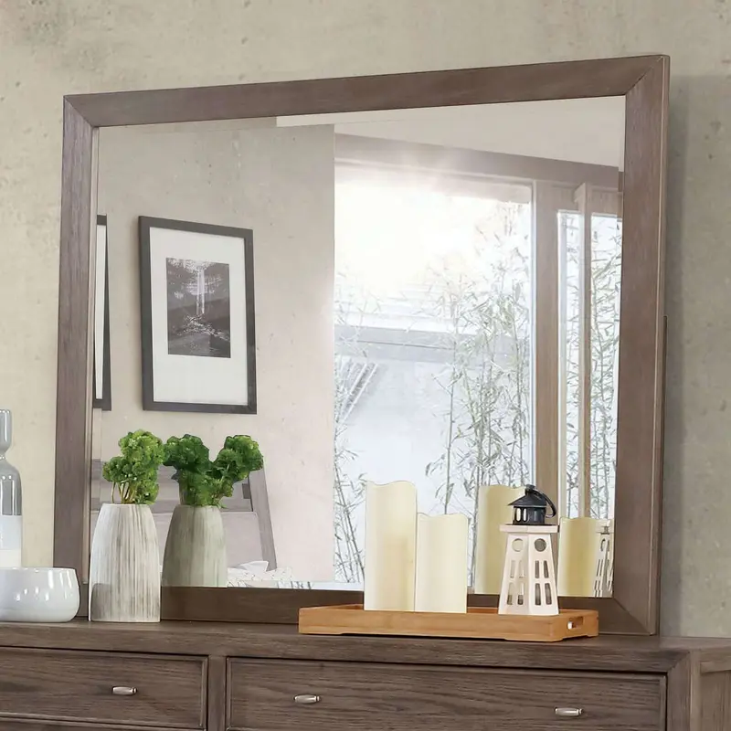 Tawana Mirror In Warm Gray